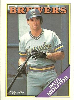 1988 O-Pee-Chee Baseball Cards 231     Paul Molitor